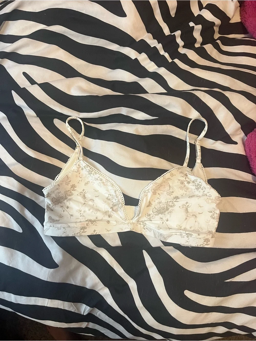 Rare dead stock Frankie’s bikinis x Gigi hadid scarlet Yomi Toile Tan bikini top